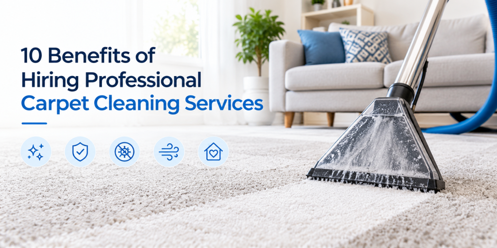 10 Benefits of Hiring Professional Carpet Cleaning Services